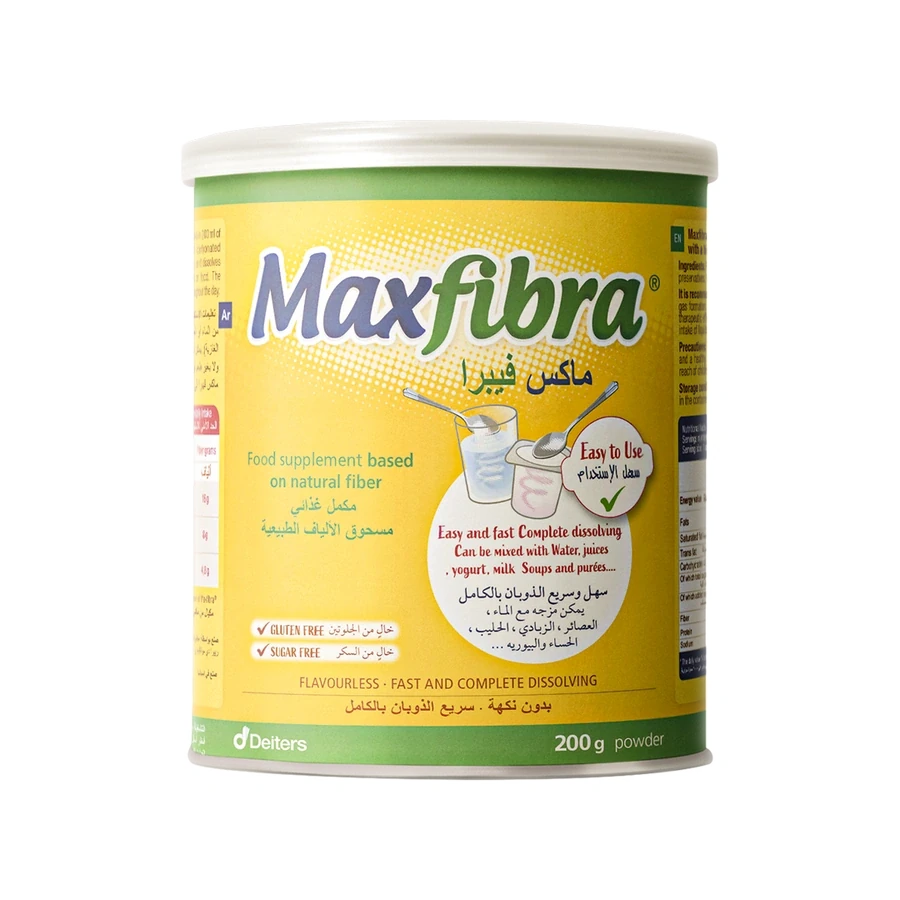 Maxfibra مسحوق الألياف الطبيعية